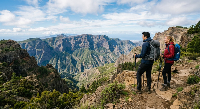 Wanderer Caldera auf La Palma