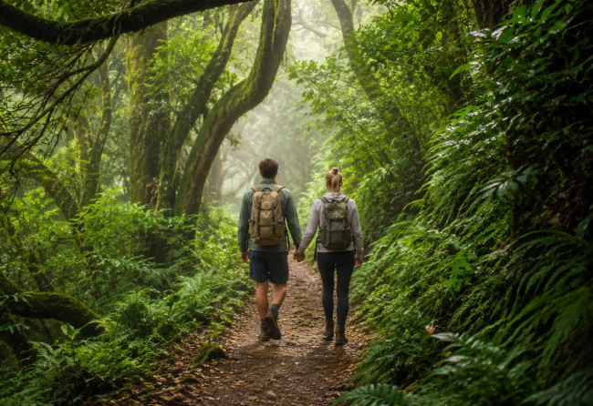 Wandern im Lorbeerwald auf La Palma