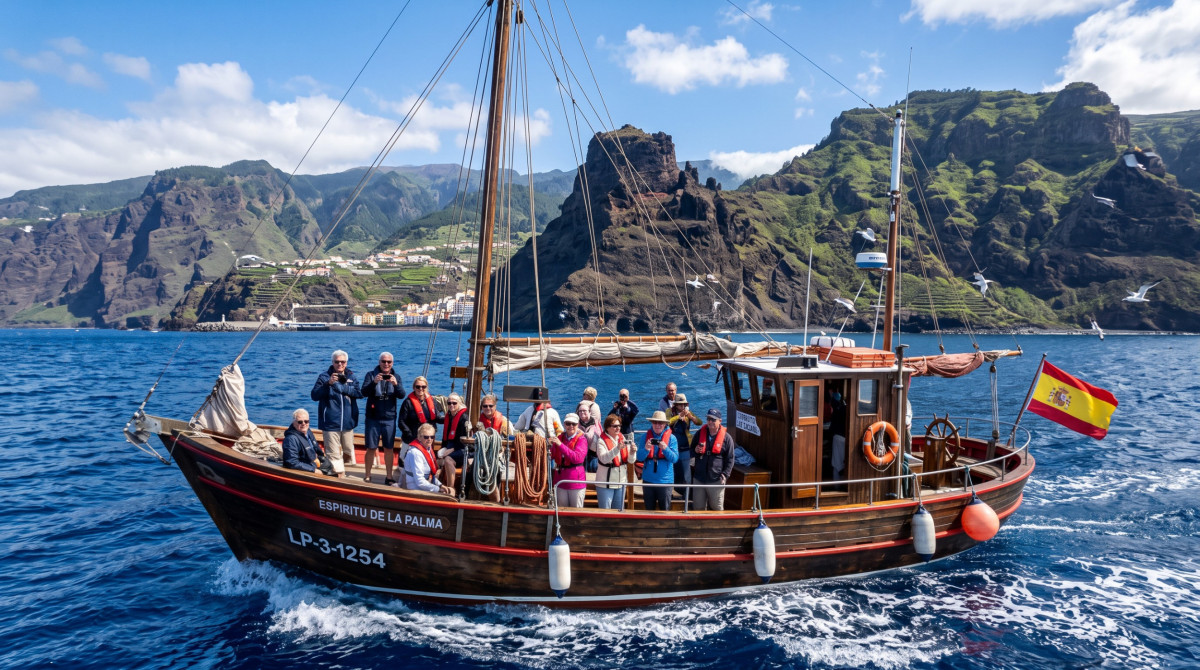 Ausflug mit dem Fischerboot auf La Palma